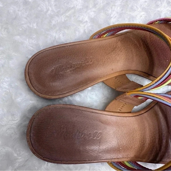 Madewell The Meg Leather Slide Sandals Size 9.5 - Picture 7 of 7